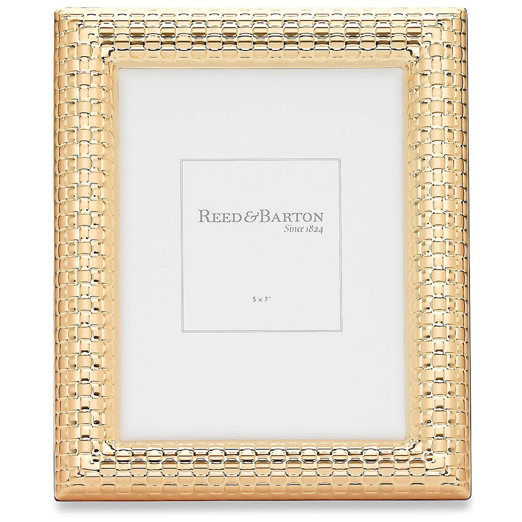 Watchband Satin Gold 5x7 Photo Frame