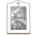 Abbey Cross Silverplate 4x6 Photo Frame