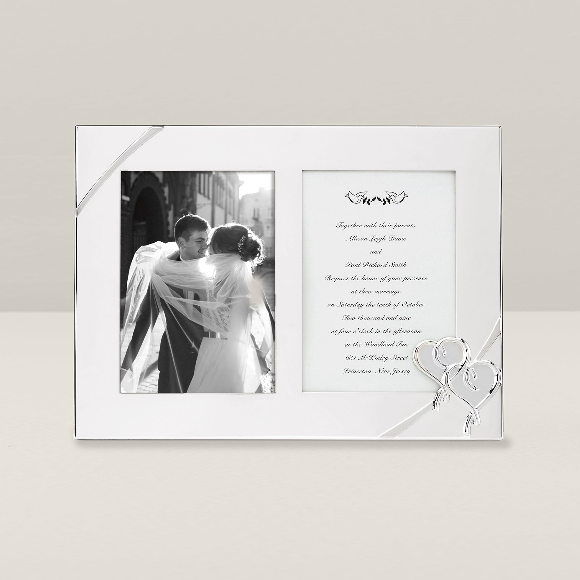 1 Love Double Invitation Photo Frame