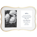 Crown Point Gold Double 5x7 Photo Frame