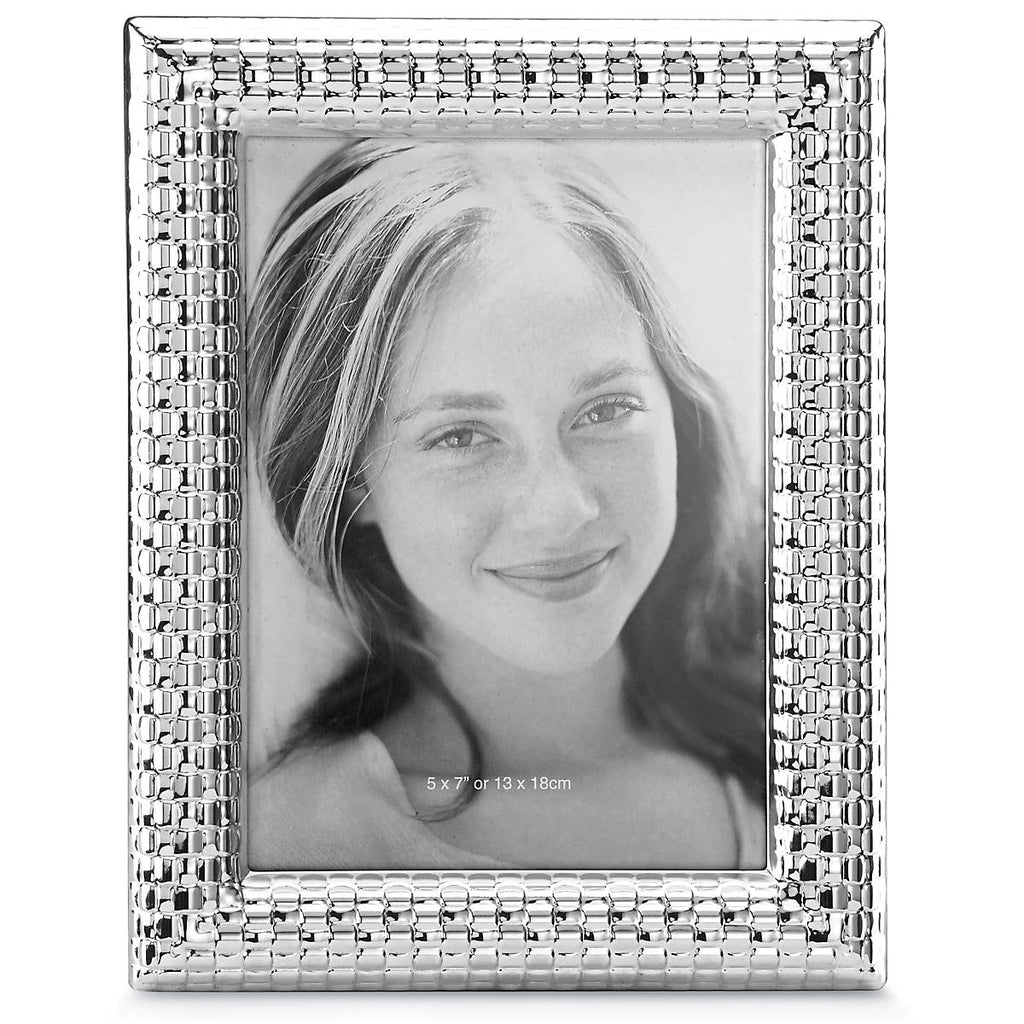 Watchband Silver 5x7 Photo Frame