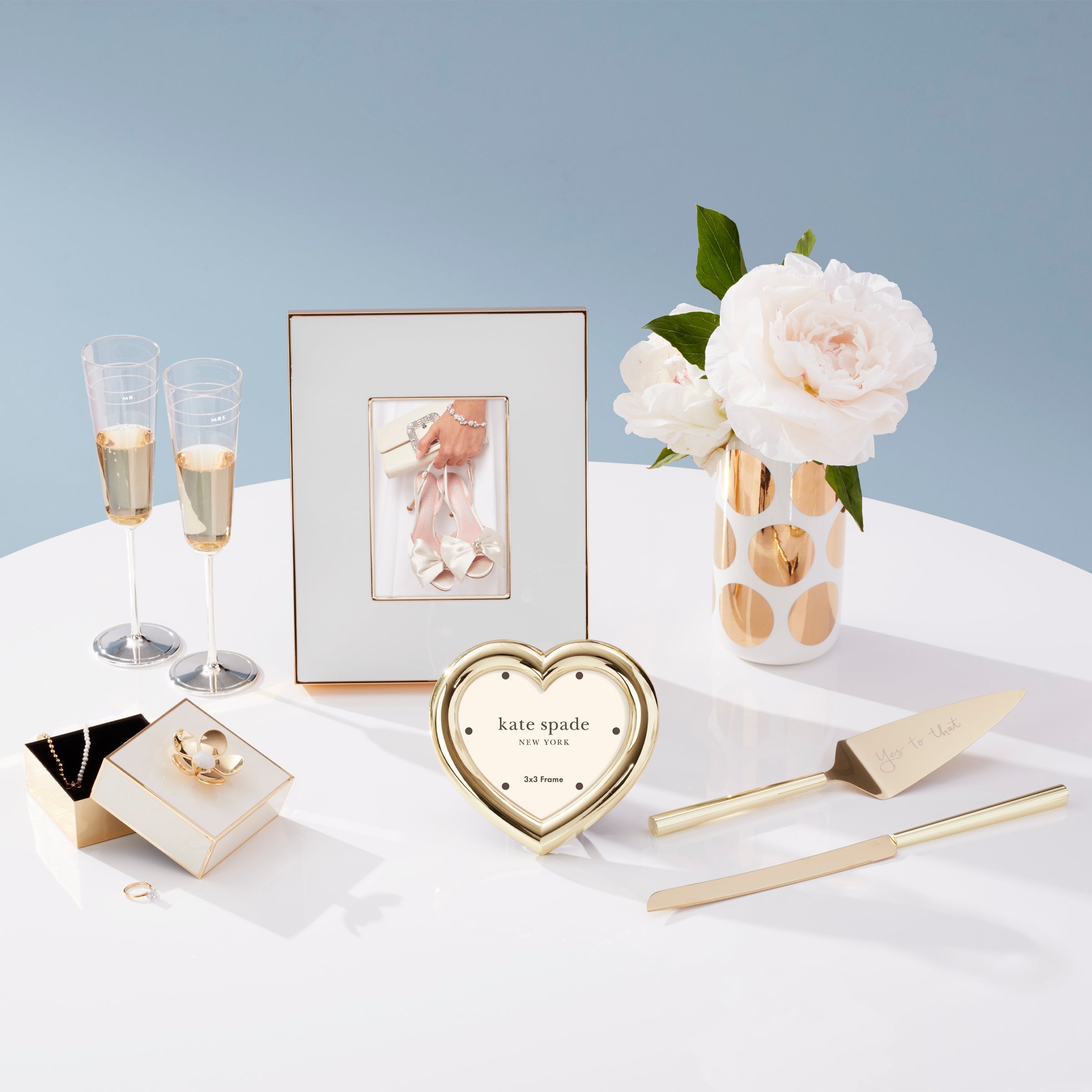 Charmed Life Gold Heart Photo Frame