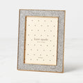 Sitting Pretty Silver Glitter 5x7 Photo Frame